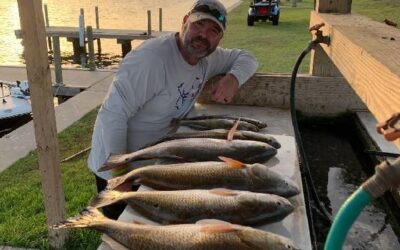 Spring Redfish Fishing in Galveston Bay