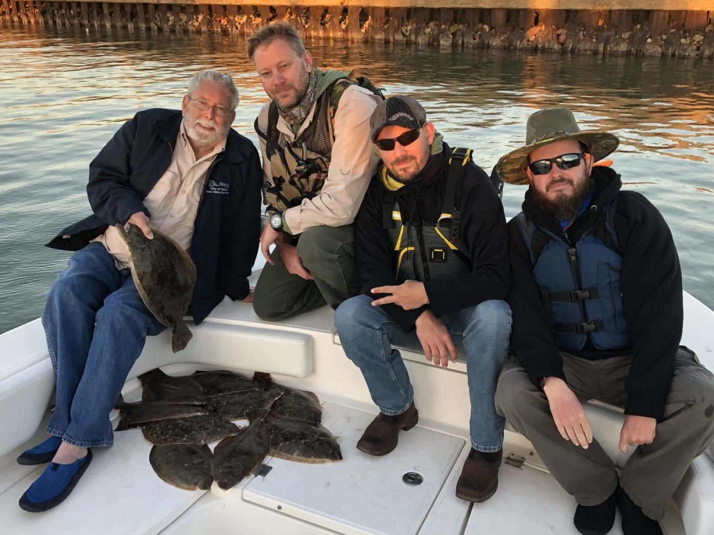 Flounder fishing charter Galveston Texas