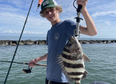 Inshore fishing guide flounder Galveston Texas