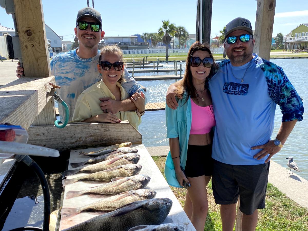 Inshore fishing guide flounder Galveston Texas